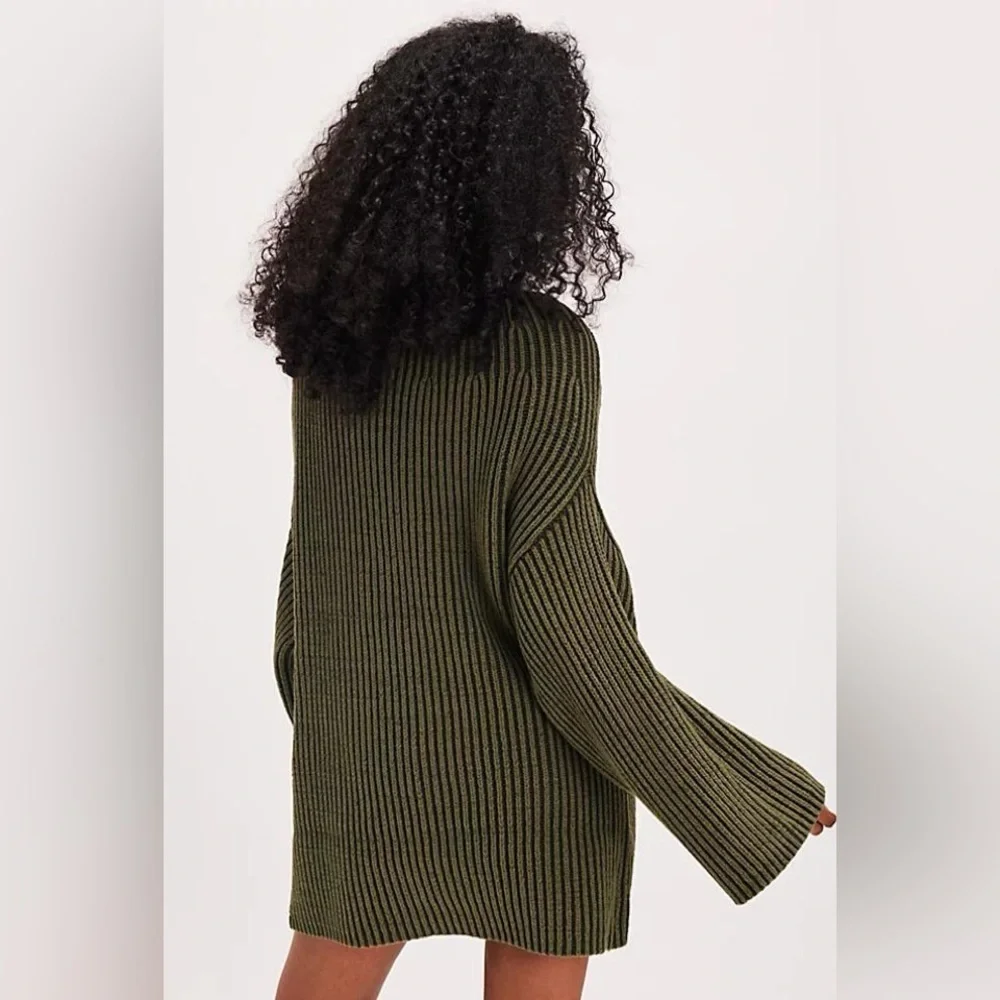 FREE PEOPLE Charlotte Green Tunic XS